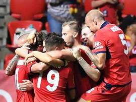 Adelaide United netted five in the win. GOAL