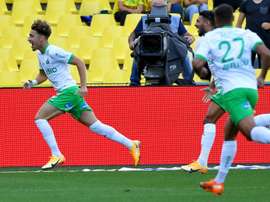 Aouchiche se sent bien à l'ASSE. AFP