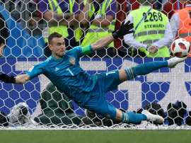 Akinfeev esteve em grande. Goal