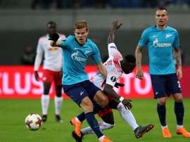 Kokorin picked up an injury against Leipzig. GOAL