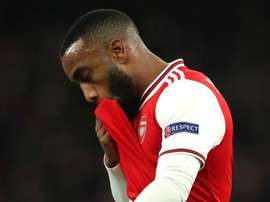 Arsenal, Lacazette : 'On doit se réveiller'. AFP