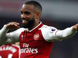 Lacazette, auteur du but à la 22ème minute. Goal