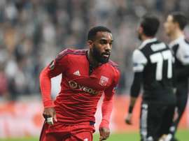 Alexandre Lacazette, Besiktas-Lyon. GOAL