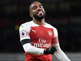 Alexandre Lacazette saw red in the second half of Arsenal's 1-0 defeat to BATE. GOAL