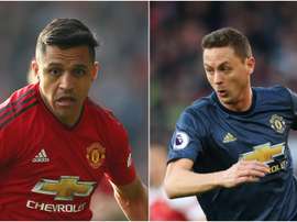 Alexis Sanchez and Nemanja Matic made the travels to Barcelona. GOAL