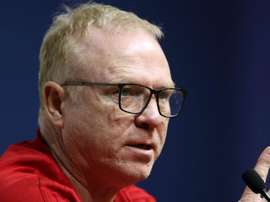 Alex McLeish preferred not to talk about his future. GOAL