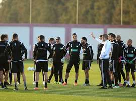 Le football algérien est malade. AFP