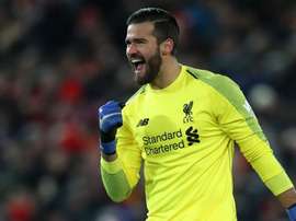 Alisson will be back for Liverpool this weekend at Old Trafford. GOAL
