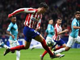 Simeone hopeful Morata is back on the goal trail for Atletico. AFP