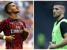 Échange confirmé entre Rebic et André Silva. AFP