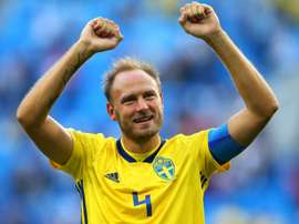 Andreas Granqvist scored twice at the World Cup in Russia. GOAL