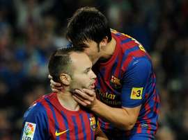 Iniesta and Villa will face their former club. GOAL