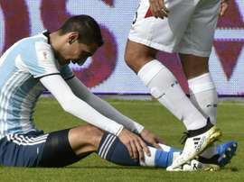 Di María diz que rasgou carta do Real que pedia que não jogasse final da Copa. AFP