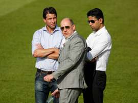 Antero Henrique, Nasser Al-Khelaifi et Maxwell. Goal