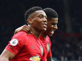 Martial enjoys pressure of leading the Manchester Utd line. GOAL