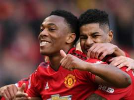 Martial and Rashford driving each other on for Man United