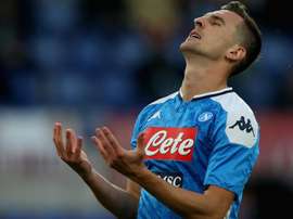 Scontro Milik-Napoli