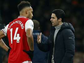 Arteta : 'Aubameyang a répondu sur le terrain'. GOAL