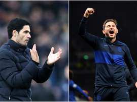 Lampard (R) believes Arteta needs to be given more time at the Emirates. GOAL