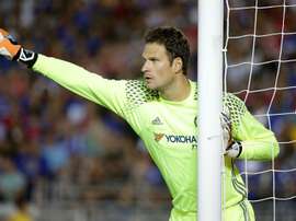 Asmir Begovic is on his way out at Stamford Bridge. Goal