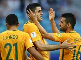 Aziz Behich is confident Australia can beat Cameroon. GOAL