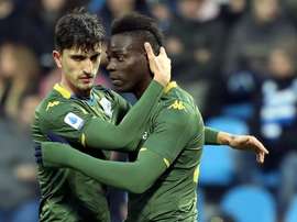 Balotelli marque son 50e but en Serie A. Goal