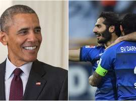 Barack Obama follows Darmstadt on Twitter. Goal