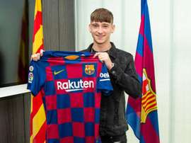 The 16 year-old Englishman has been signed by Barcelona. GOAL