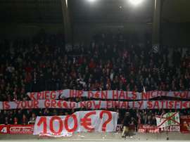 Bayern were fined in December after fans protested. GOAL