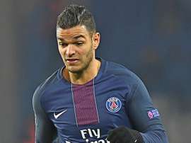 Ben Arfa dans un match de Ligue 1 avec le PSG. AFP