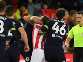 Johnson has been charged with violent conduct by the Football Association. GOAL