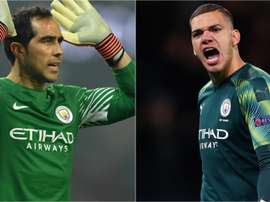 Claudio Bravo will start against Liverpool due to Ederson's injury. GOAL