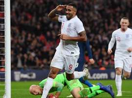 Callum Wilson scored on his England debut. GOAL