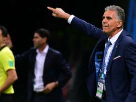 Carlos Queiroz: animado com o desempenho do Irã, mas decepcionado com o resultado. Goal