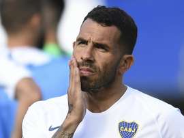 Carlos Tevez and Boca were on the receiving end of an attack from River fans. GOAL