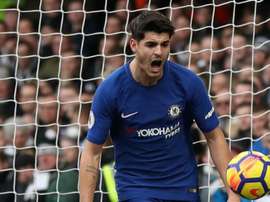 Alvaro Morata arrive en tête alors qu'Olivier Giroud est bien placé. Goal