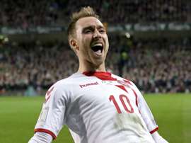 A figura da partida: Christian Eriksen. Goal