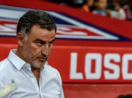 Galtier évoque les difficultés rencontrées par son équipe. AFP
