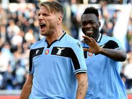 Immobile fires Lazio second as striker matches scoring mark in Serie A. GOAL