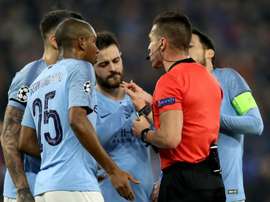 City players were left confused by VAR's decisions on Wednesday. GOAL