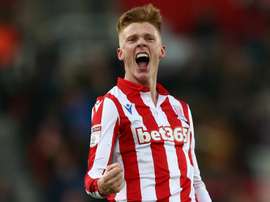 Sam Clucas netted for Stoke in the 2-0 win over his old club Swansea. GOAL