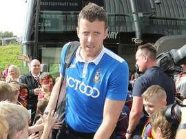 Colin Doyle showed his dedication to the Bradford cause. GOAL