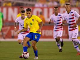 Coutinho USA Brazil Friendly. Goal