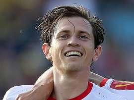 Goodwin secured a late win for Adelaide. GOAL