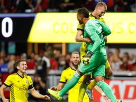 Columbus Crew and Houston Dynamo advanced to the conference semi-finals. GOAL
