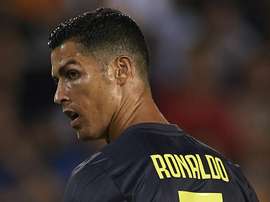 Cristiano Ronaldo was sent off in his last match. GOAL