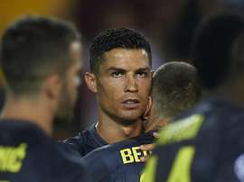 Ronaldo was in tears after his red card. GOAL