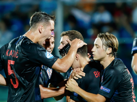 Brekalo scored two equalising goals for Croatia. GOAL