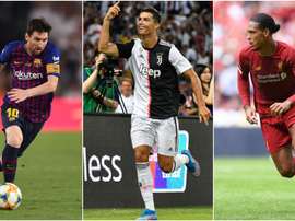 Van Dijk joins Messi and Ronaldo on three-man UEFA award shortlist