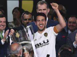 Dani Parejo with the Copa del Rey. GOAL